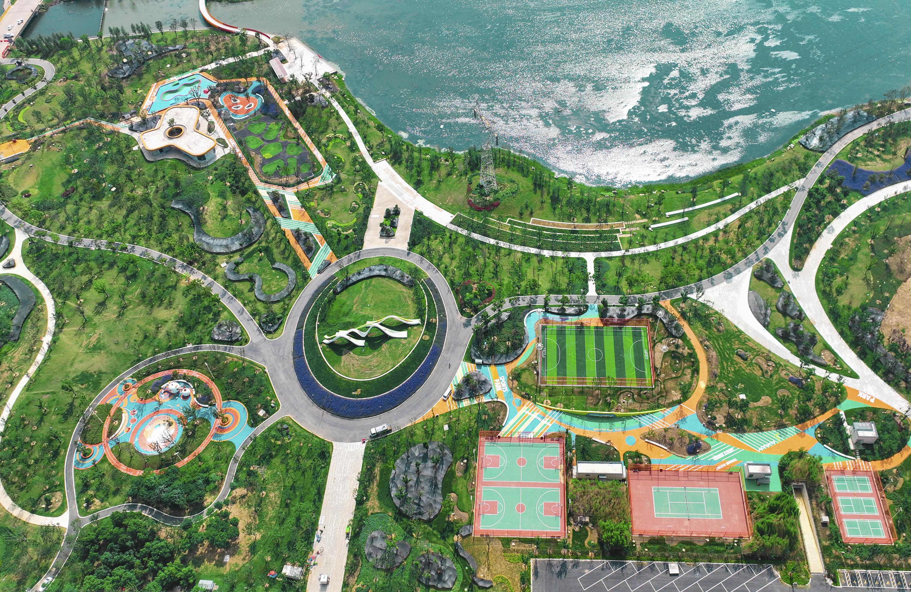 孝感市邓家河湿地公园(肖萱 摄)