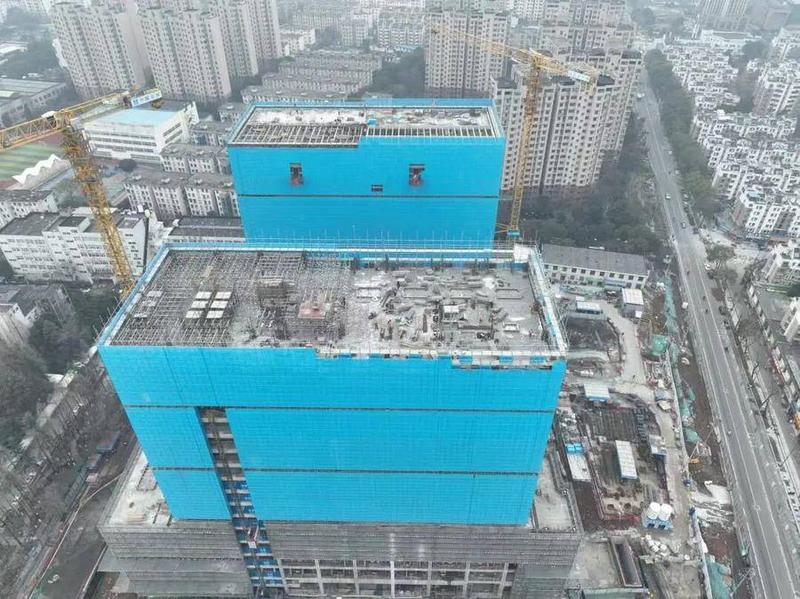 上海中医药大学附属曙光医院国家区域医疗中心项目(张晓玲 摄)