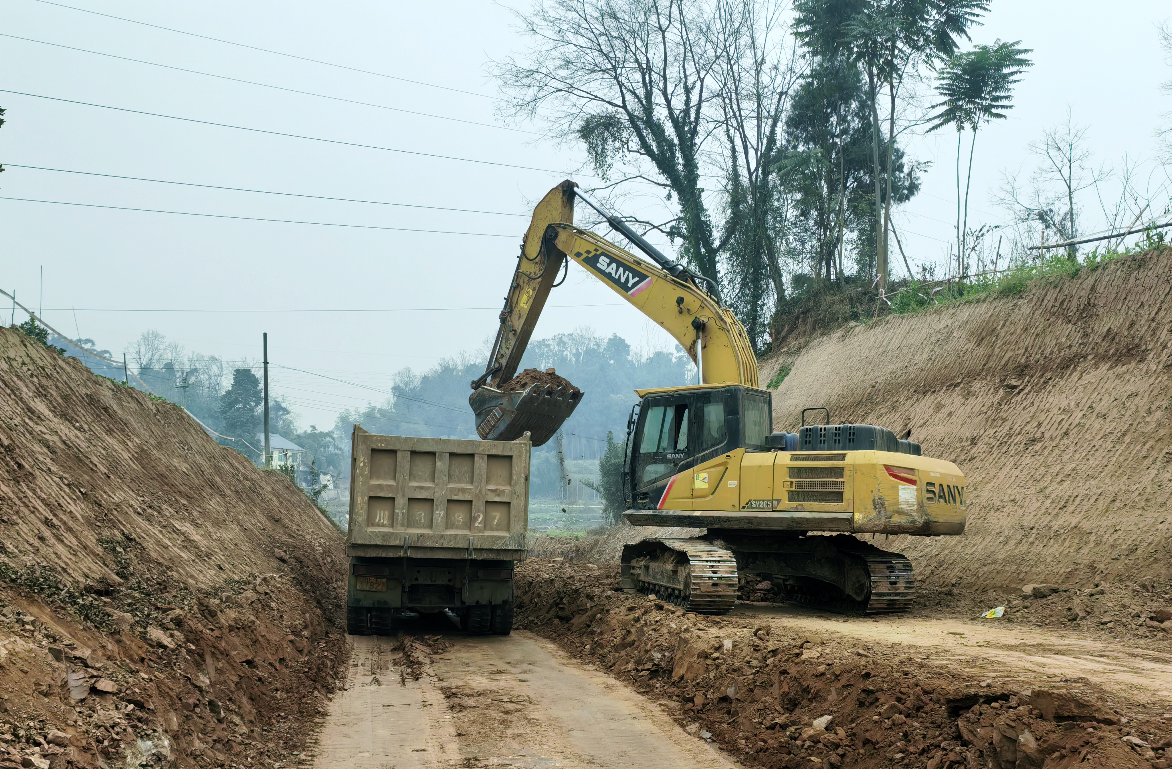 项目建设现场(朱涛 摄)