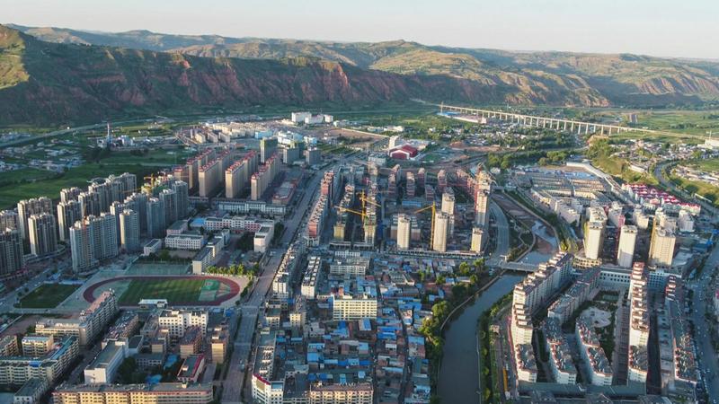 渭源县城一隅(马富平 摄)