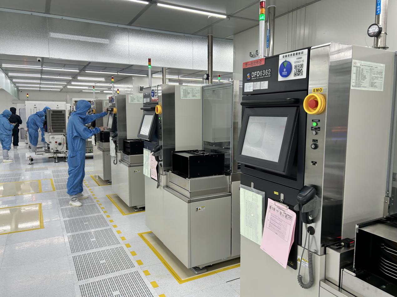 昆山日月同芯半导体有限公司生产车间(陆淳 摄)