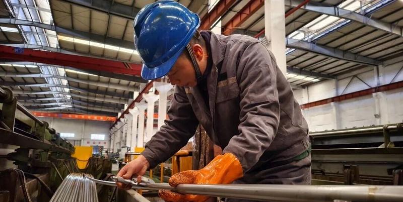 中达新材精密车间一角(张北辰 摄)