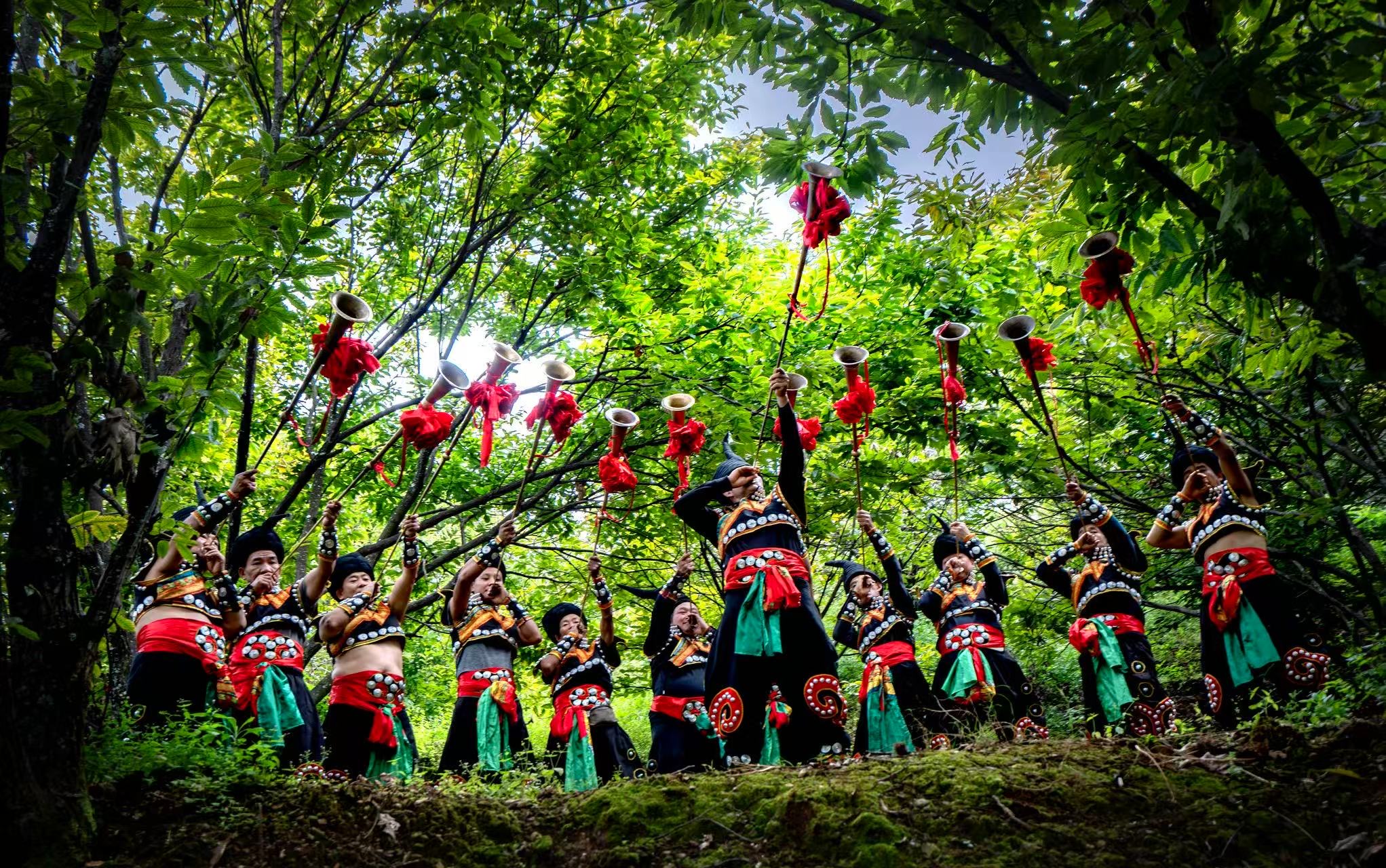 彝族大号唢呐(胡月 摄)