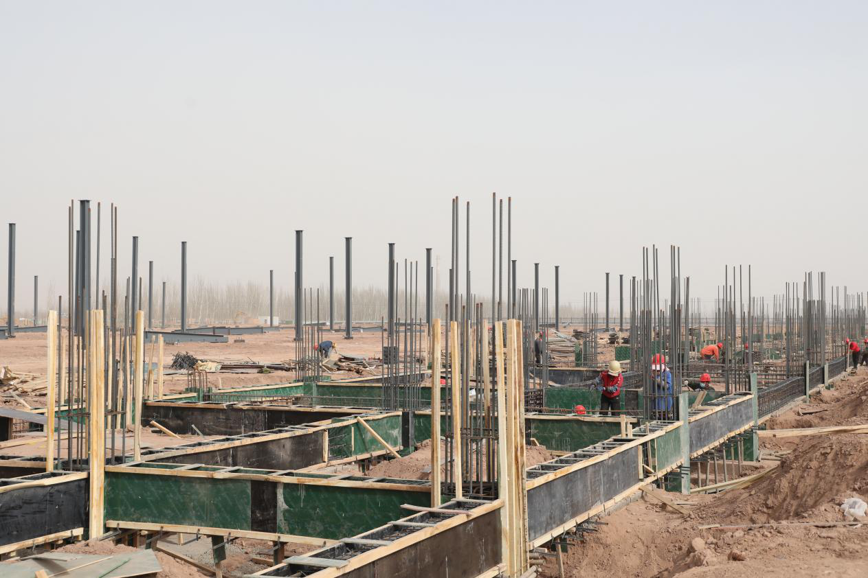 项目建设现场(王涛 摄)