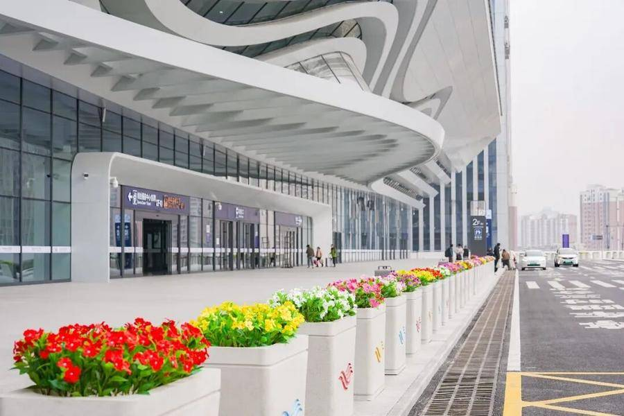 合肥西站成为展示蜀山城市管理水平与文明形象的“窗口”(王海杰 摄)