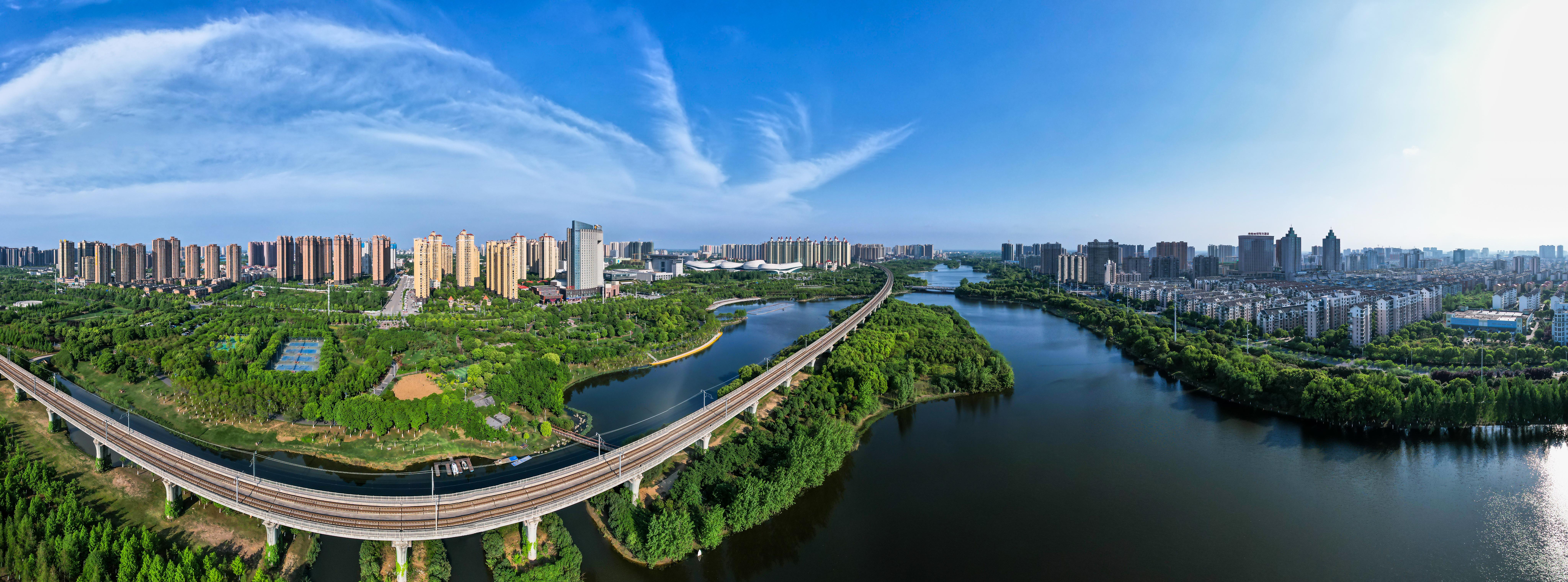 孝感城市风景图(吴垠 摄)