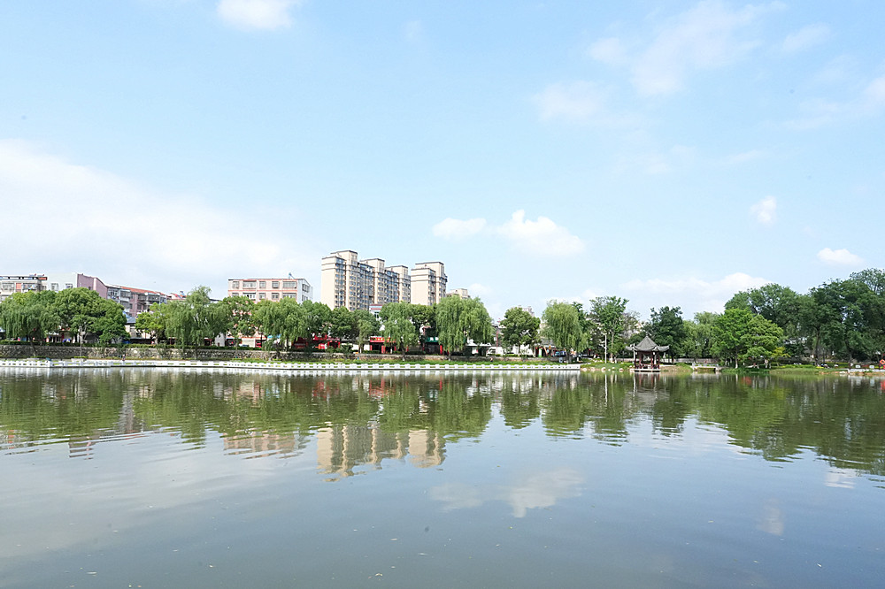 龙眠河城区段风景(李晶晶 摄)