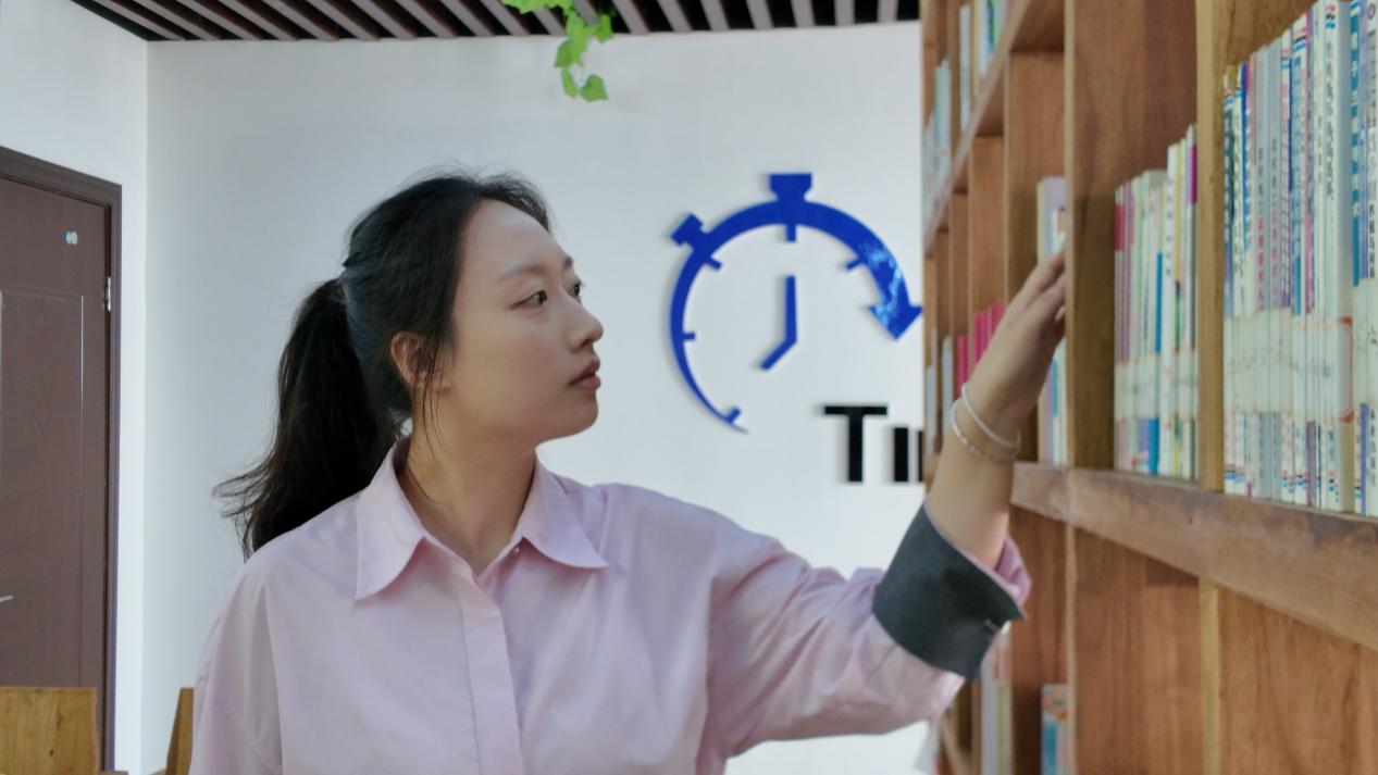 “我在农家书屋说”首期录制现场(谢颖 摄)