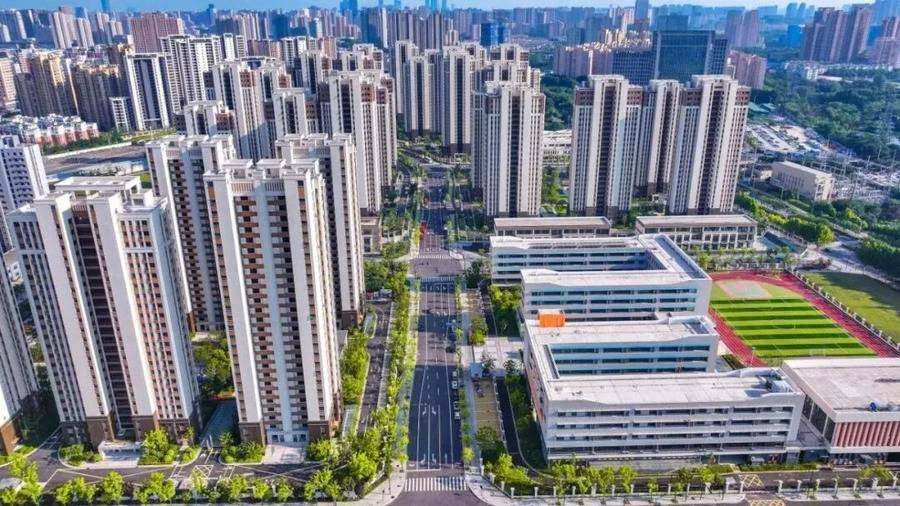 小区俯瞰图。(陈三虎 摄)