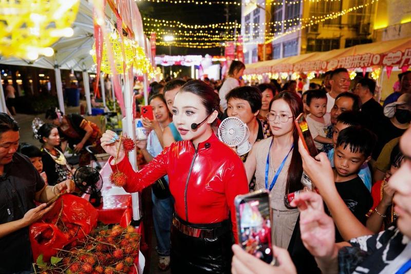 活动现场设置AI游戏互动区(文宏武 摄)