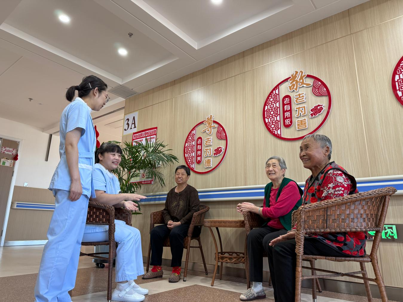 医养中心常态化开设“健康养老大讲堂”(祝宇航 摄)