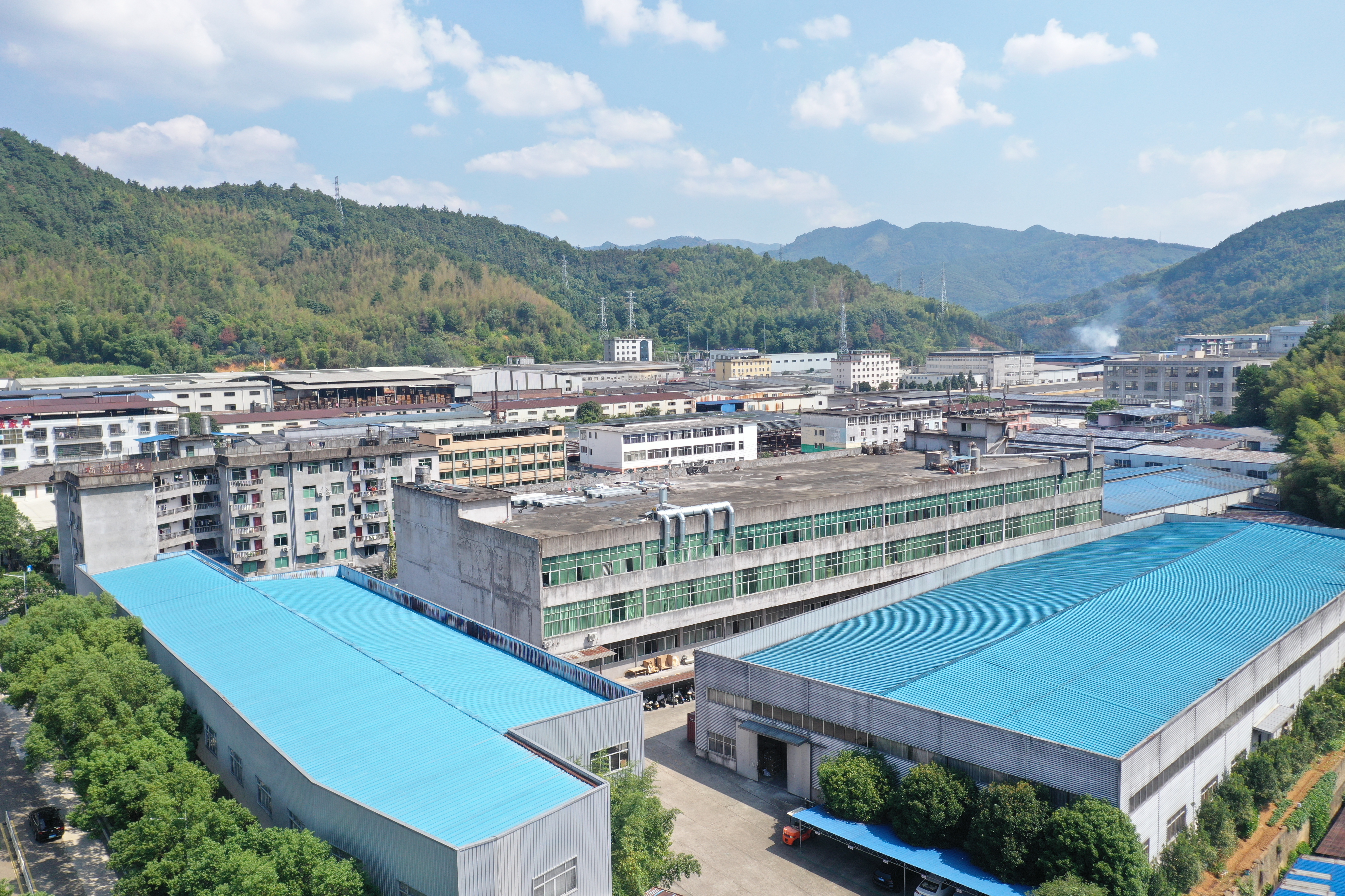 政和县鹤林工业园区俯瞰(张荣麒 摄)