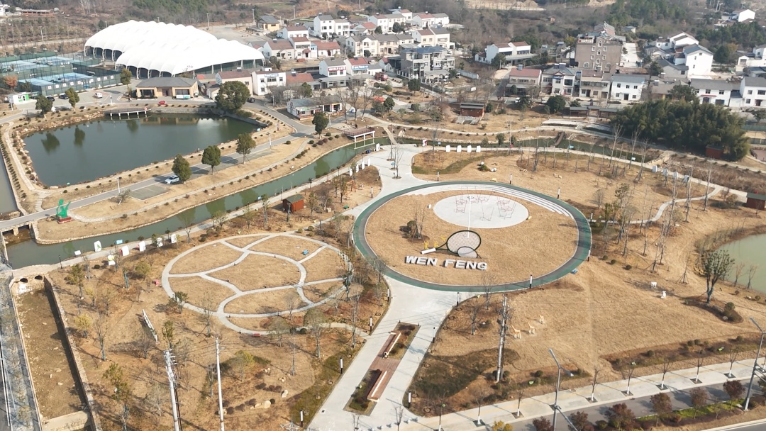 文峰村航拍图(景璇 摄)
