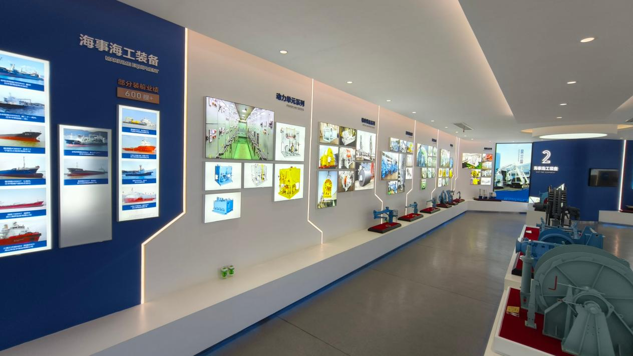 捷胜海洋展示厅一角(曾庆华 摄)