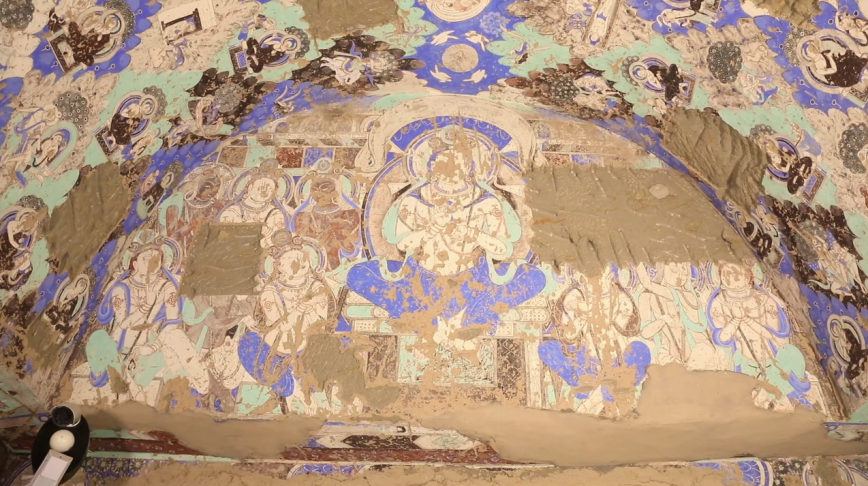克孜尔石窟壁画(陈铠 摄)