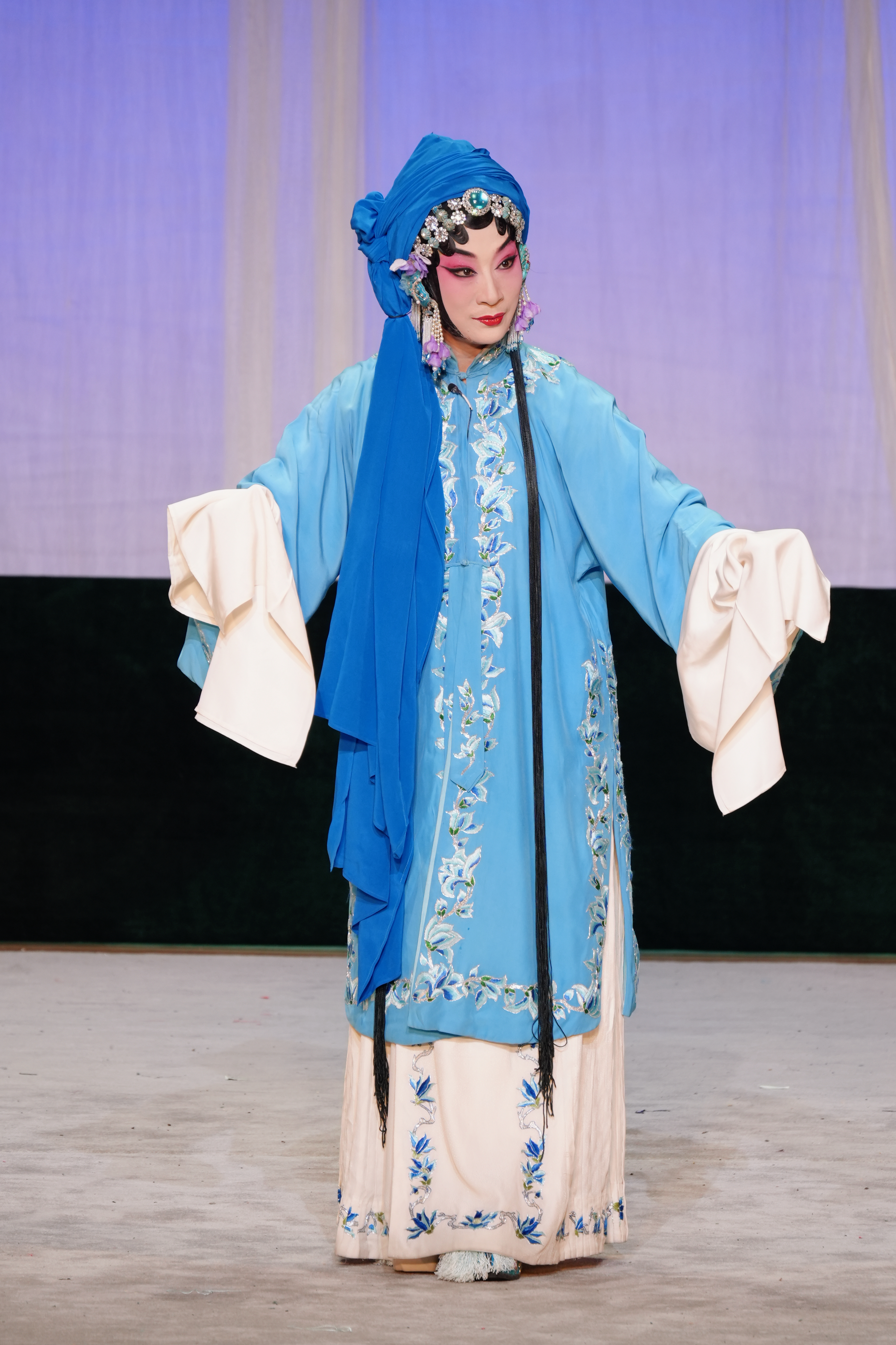 李海燕在《锁麟囊》中饰演薛湘灵。(彭昕禹 张义阳 摄)