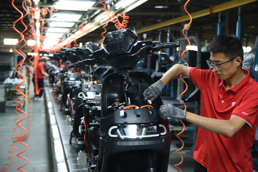 飞博车业生产线（付忠于 摄）