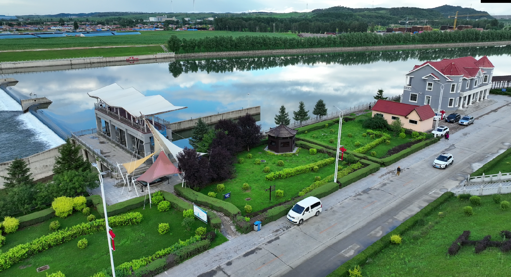 大清河南岸风光（尚书 摄）