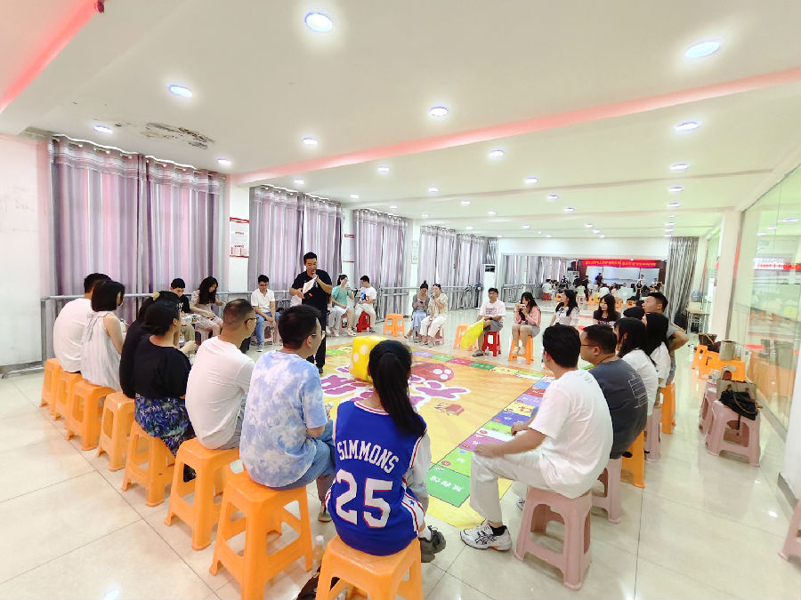 天鹅池社区开展“青聚东宝 共绘梦想”青年人才团建活动（刘亚冬 摄）