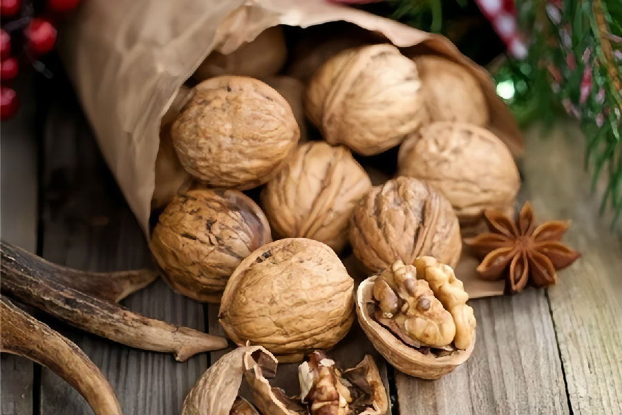品种优质的核桃（晋晓 摄）