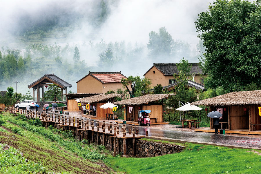 旅游度假区形成的特色精品民宿 （晋晓 摄）