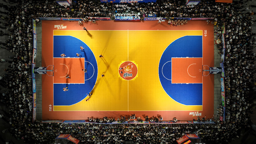 “橙BA”篮球赛（凌然 摄）